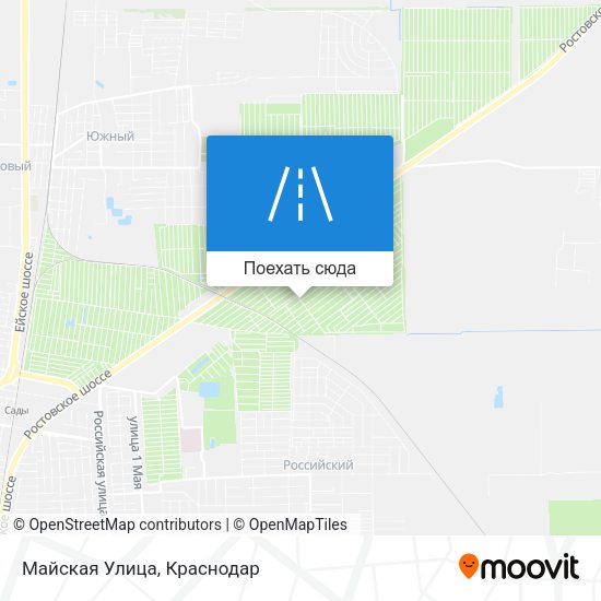 Карта Майская Улица