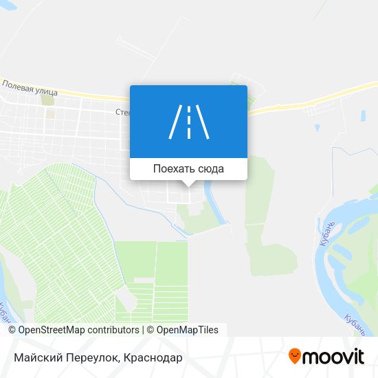 Карта Майский Переулок