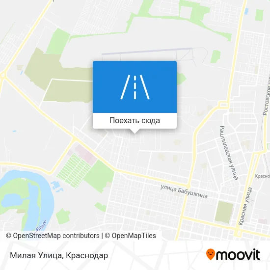 Карта Милая Улица
