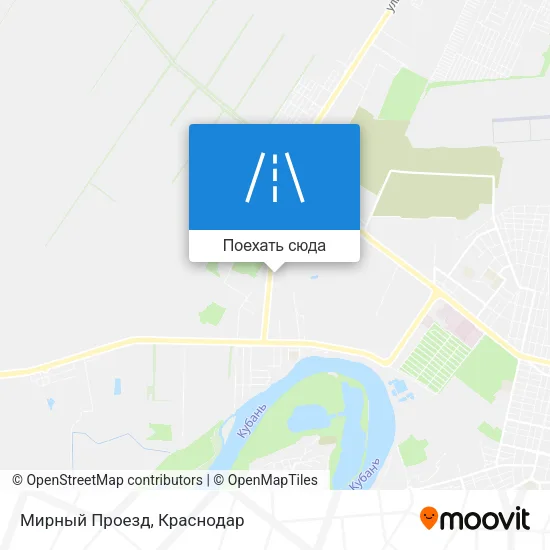Карта Мирный Проезд
