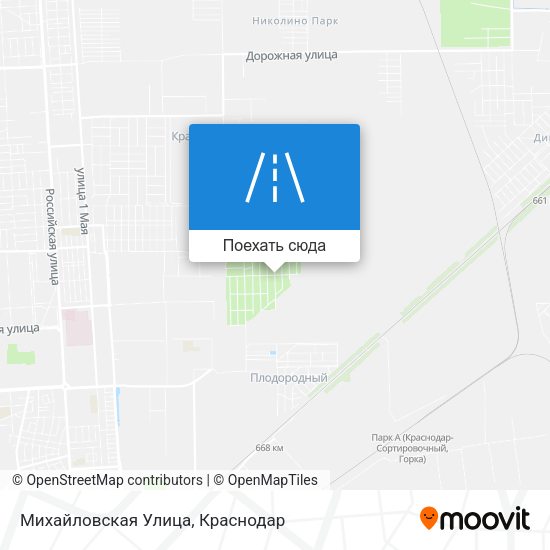 Карта Михайловская Улица