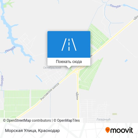 Карта Морская Улица