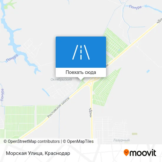 Карта Морская Улица