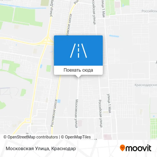 Карта Московская Улица