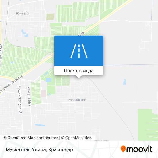 Карта Мускатная Улица