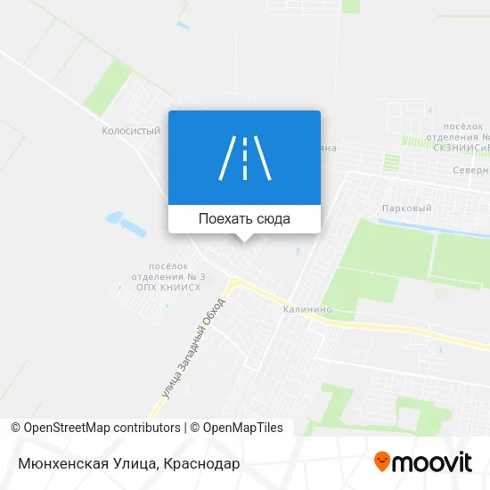 Карта Мюнхенская Улица
