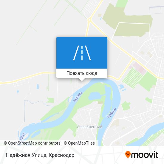 Карта Надёжная Улица