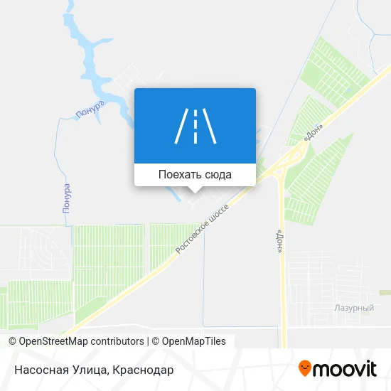 Карта Насосная Улица