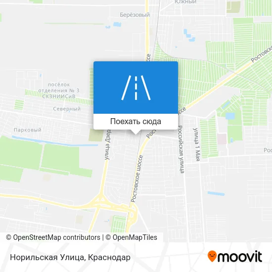 Карта Норильская Улица