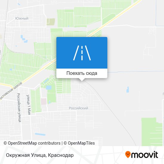 Карта Окружная Улица