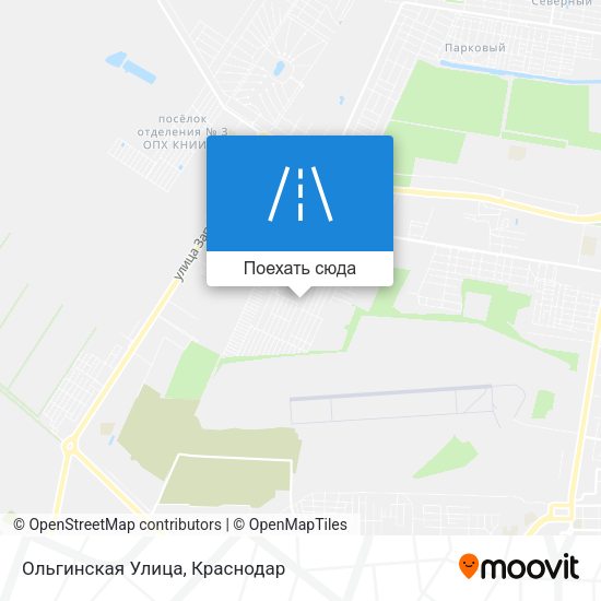 Карта Ольгинская Улица
