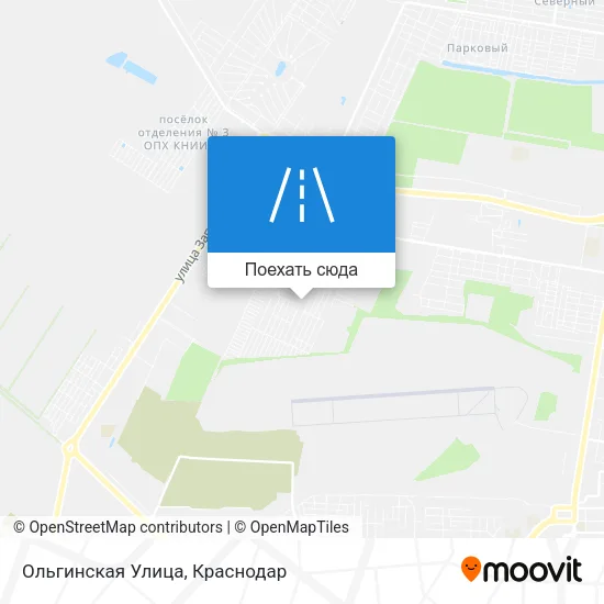 Карта Ольгинская Улица