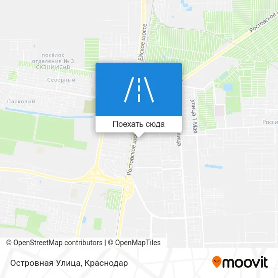 Карта Островная Улица