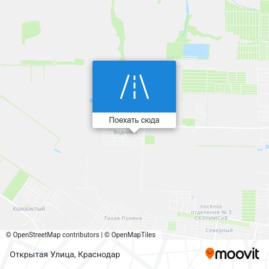 Карта Открытая Улица
