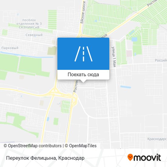 Карта Переулок Фелицына