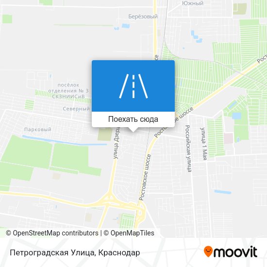 Карта Петроградская Улица