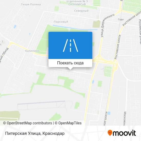 Карта Питерская Улица