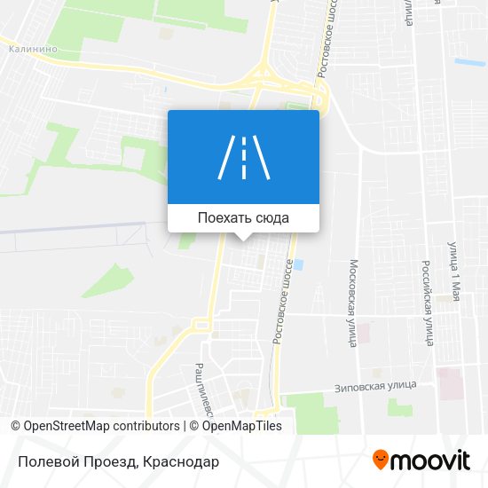 Карта Полевой Проезд