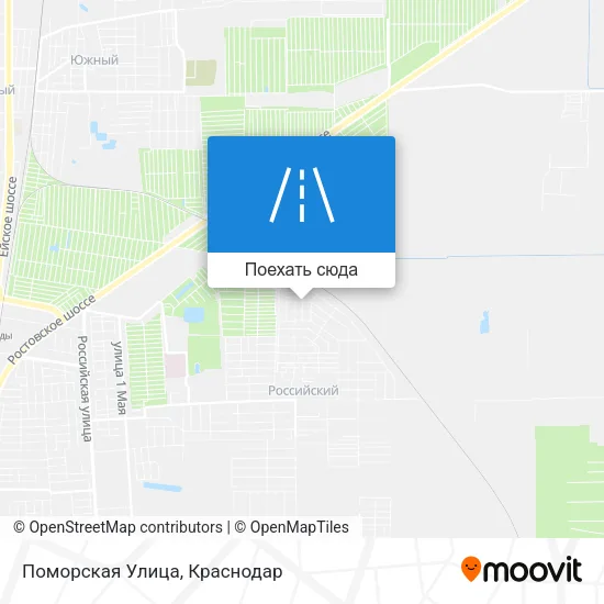 Карта Поморская Улица