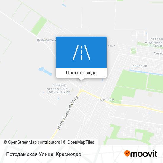 Карта Потсдамская Улица