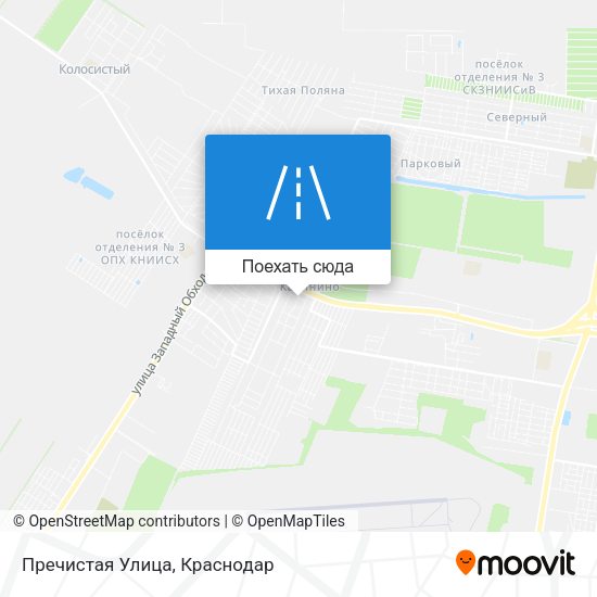 Карта Пречистая Улица