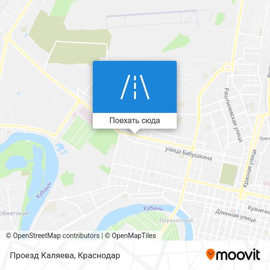 Карта Проезд Каляева