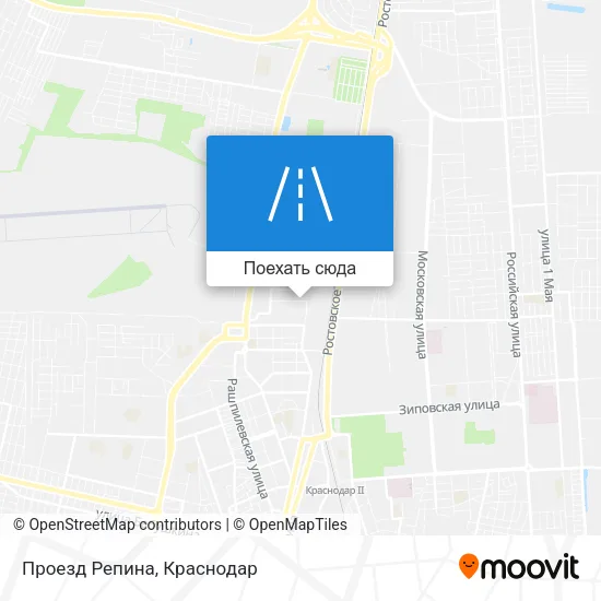 Карта Проезд Репина