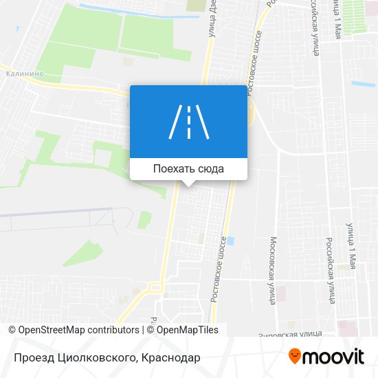 Карта Проезд Циолковского
