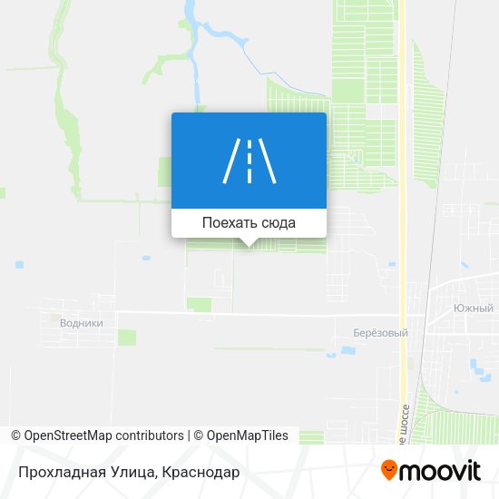 Карта Прохладная Улица