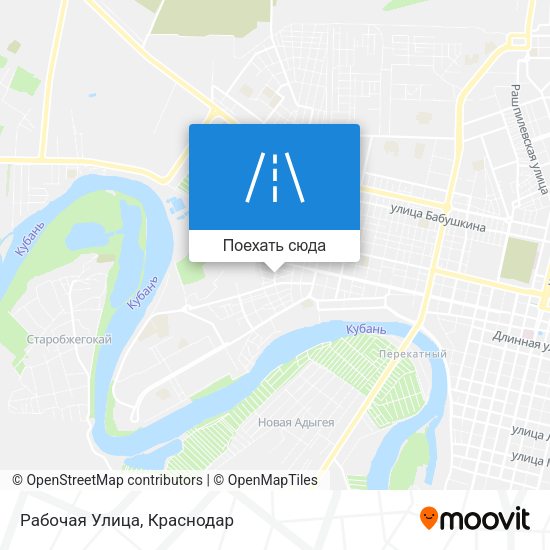 Карта Рабочая Улица