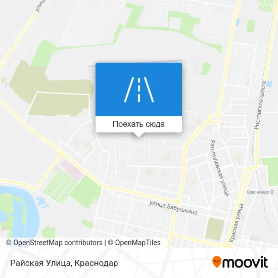 Карта Райская Улица