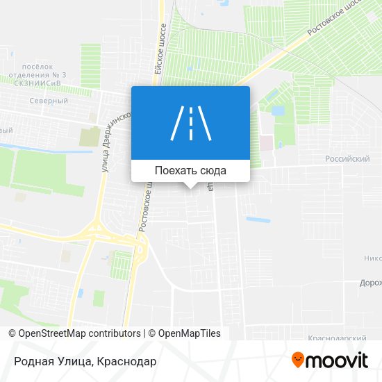 Карта Родная Улица
