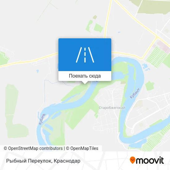 Карта Рыбный Переулок