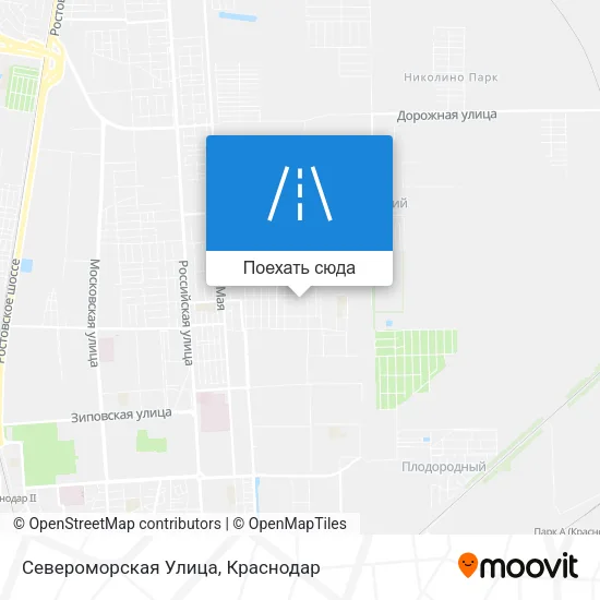 Карта Североморская Улица