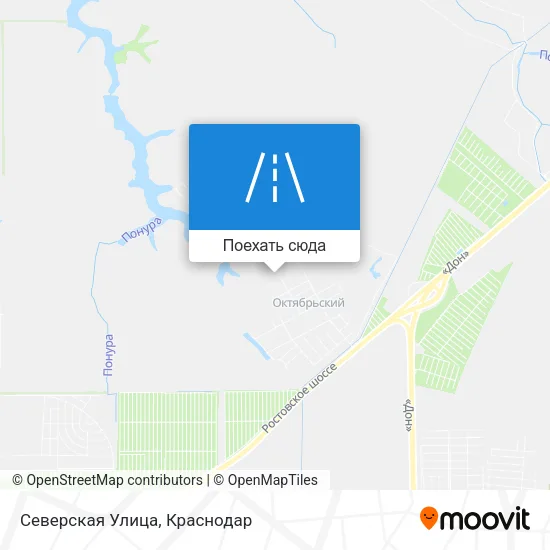 Карта Северская Улица