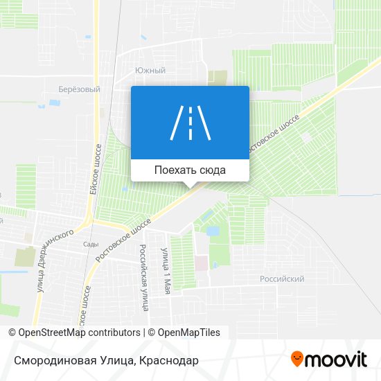 Карта Смородиновая Улица