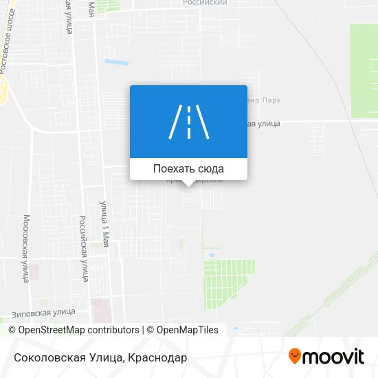 Карта Соколовская Улица