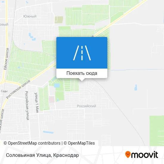 Карта Соловьиная Улица