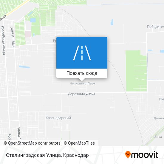 Карта Сталинградская Улица
