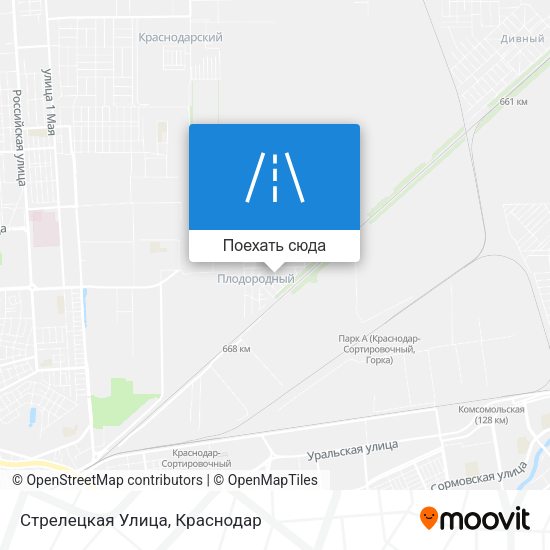Карта Стрелецкая Улица