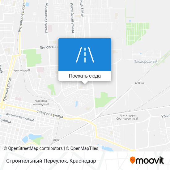 Карта Строительный Переулок