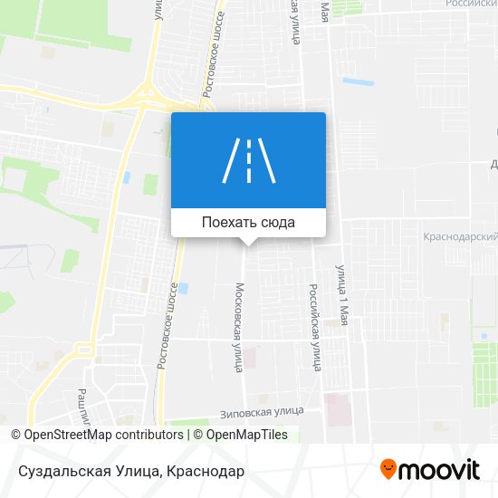 Карта Суздальская Улица