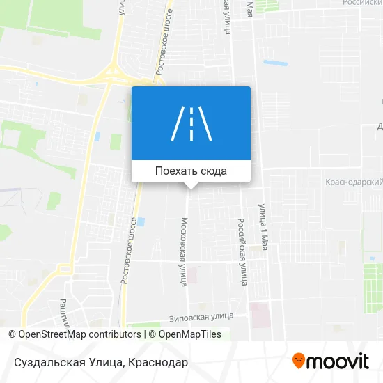Карта Суздальская Улица