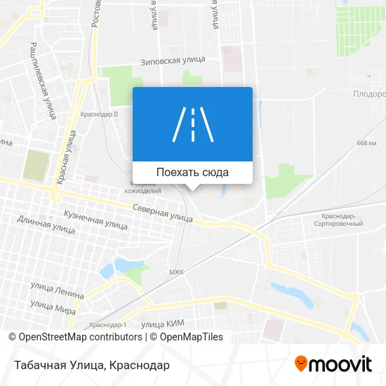 Карта Табачная Улица
