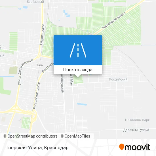Карта Тверская Улица