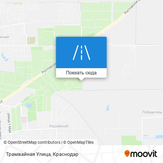 Карта Трамвайная Улица
