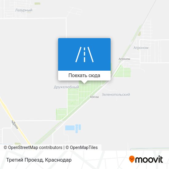 Карта Третий Проезд