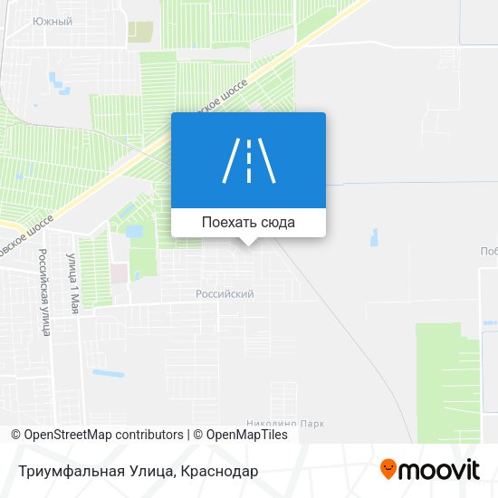 Карта Триумфальная Улица