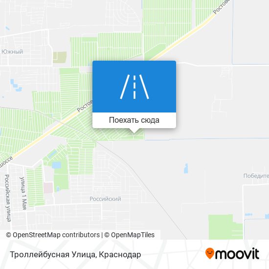 Карта Троллейбусная Улица