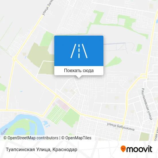 Карта Туапсинская Улица
